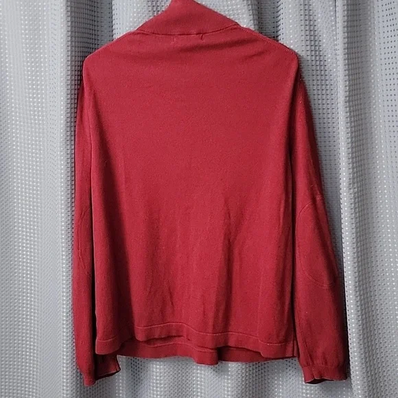 Banana Republic Silk Cashmere 1/2 Zip Sweater Size XL - Picture 6 of 6
